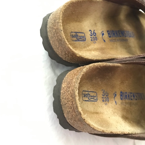 Birkenstock Arizona Oiled Leather Soft Footbed Size 36/Women's 5 - 5.5 Habana - Picture 14 of 16